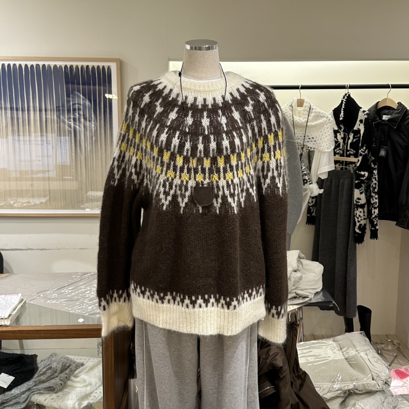 WINSOME東大門㊣實拍女士新款推薦熱賣時尚25秋冬人氣針織衫WINSOME針織衫圖色1