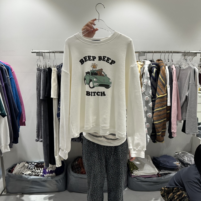 COMBO東大門㊣直郵女裝新品推薦人氣時尚休閑職業25秋冬長袖T恤COM_BO長袖T恤圖色1