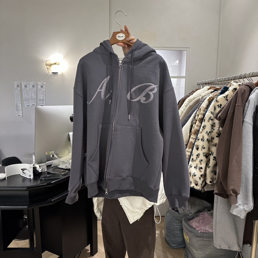 BRUSH-P東大門㊣代購女士新品職業推薦休閑25秋冬夾克拉鏈BRUSH-P夾克圖色3