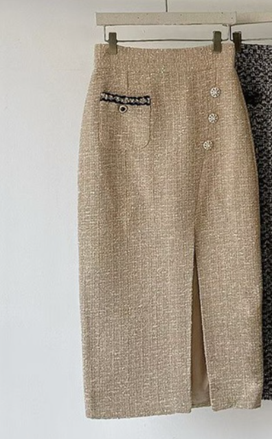 RIJINA韓國直郵㊣女裝新款25秋冬職業熱賣時尚半身裙中短裙RIJINA半身裙/中短裙圖色2