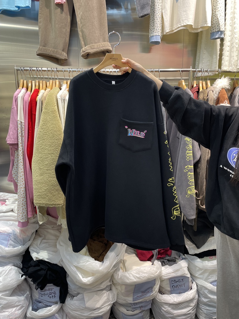 MENDL S韓國代購㊣女士新品休閑熱賣職業時尚25秋冬衛衣加絨MENDL S衛衣圖色2