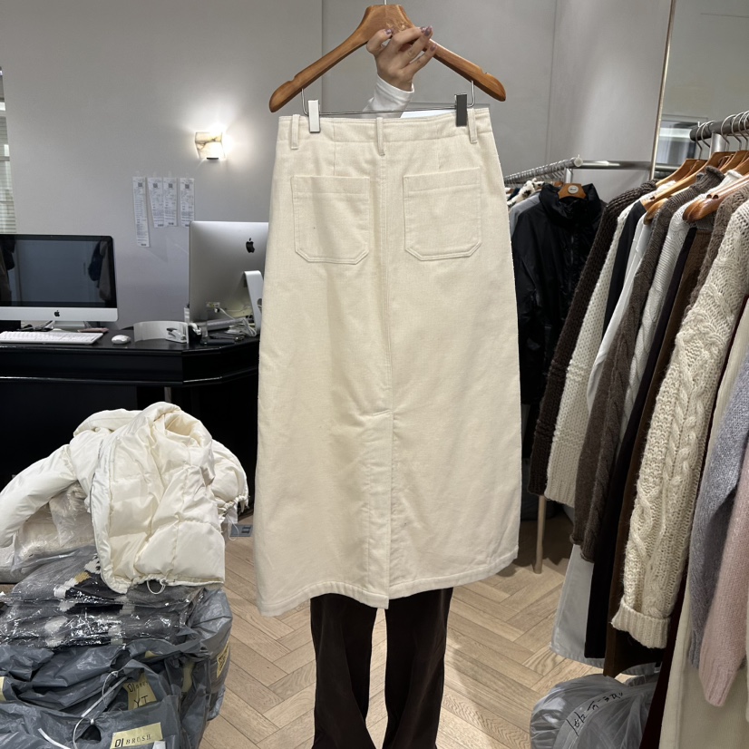 BRUSH-P韓國代購㊣女士新品人氣時尚休閑職業推薦熱賣長裙BRUSH-P長裙