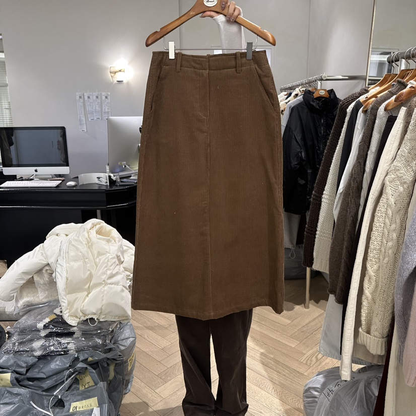 BRUSH-P韓國代購㊣女士新品人氣時尚休閑職業推薦熱賣長裙BRUSH-P長裙圖色2