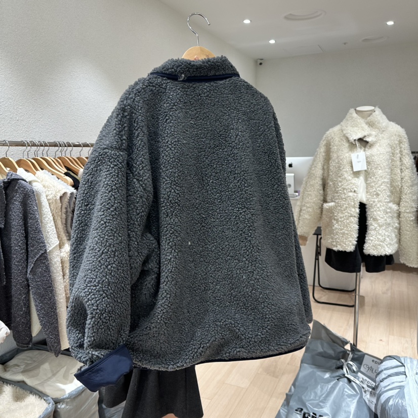 EPIC-S東大門㊣代購女士新品人氣職業推薦時尚短款大衣兩面穿EPIC-S短款大衣