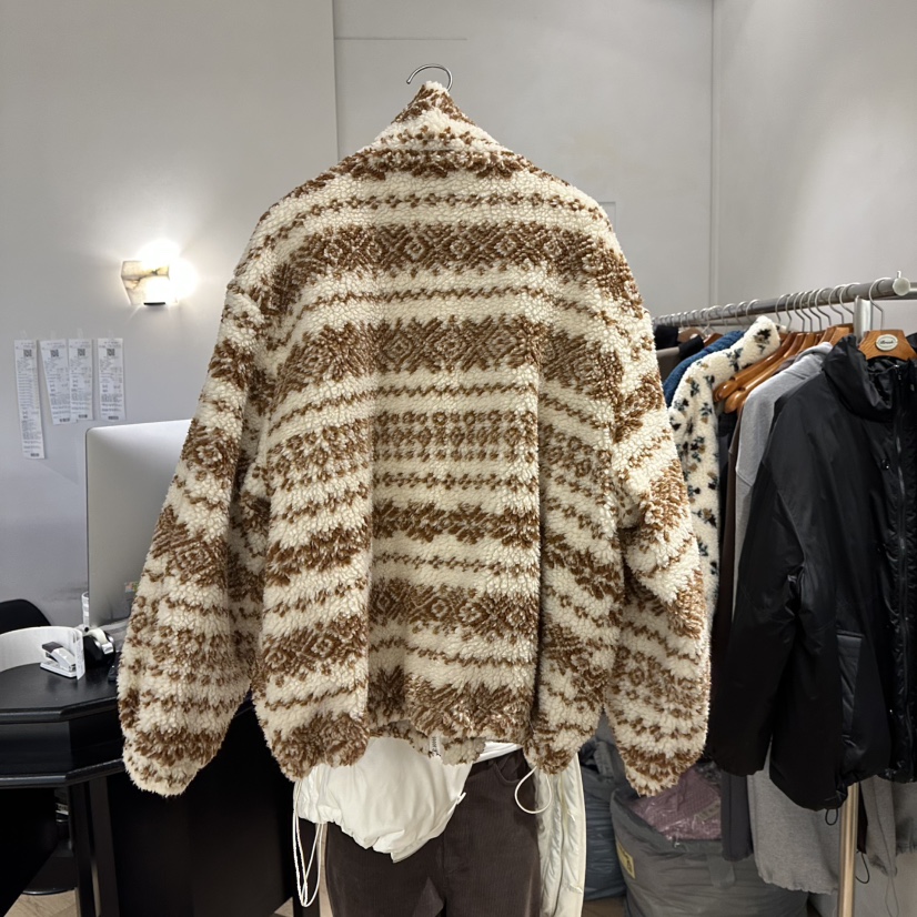 BRUSH-P東大門㊣代購女裝新款休閑熱賣職業推薦夾克抓絨拉鏈BRUSH-P夾克