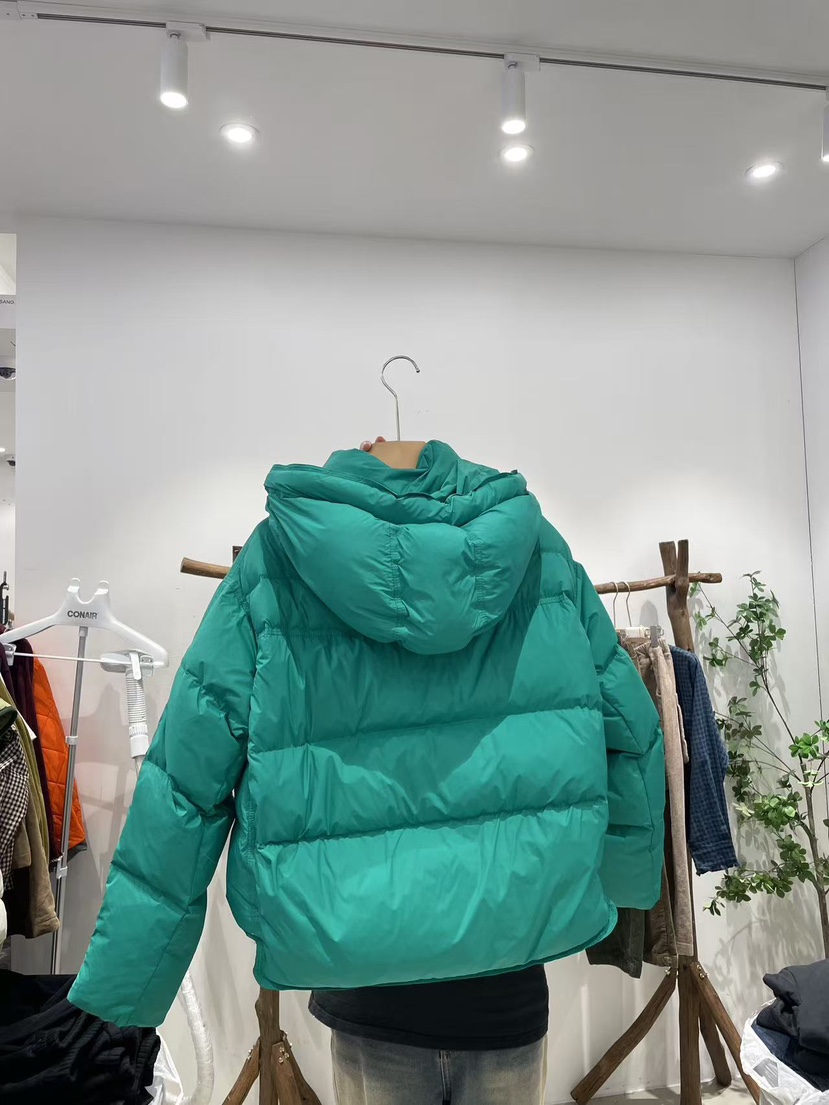 BLOOM東大門㊣實拍女裝新款25秋冬職業時尚短款羽絨服口袋絨BLOOM-S短款羽絨服