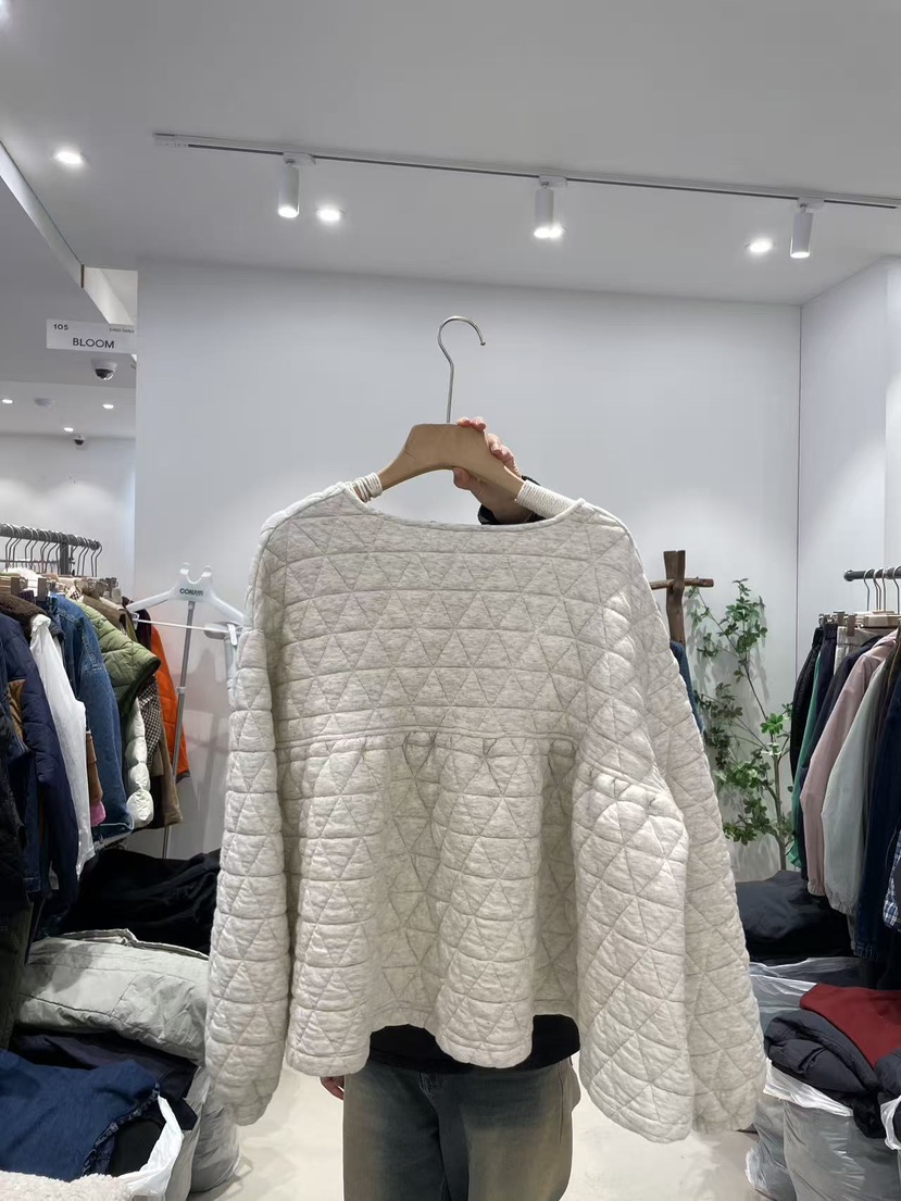 BLOOM韓國直郵㊣女士新款熱賣人氣25秋冬職業推薦夾克棉質絎縫BLOOM-S夾克