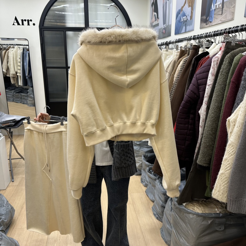 ARR東大門㊣直郵女裝新品職業熱賣25秋冬推薦休閑人氣夾克拉鏈ARR夾克