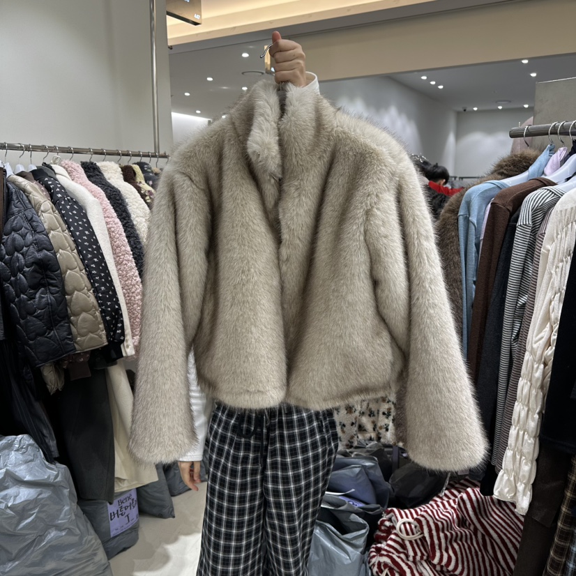 BENE東大門㊣實拍女士新品熱賣推薦25秋冬休閑職業短款大衣BENE短款大衣圖色2