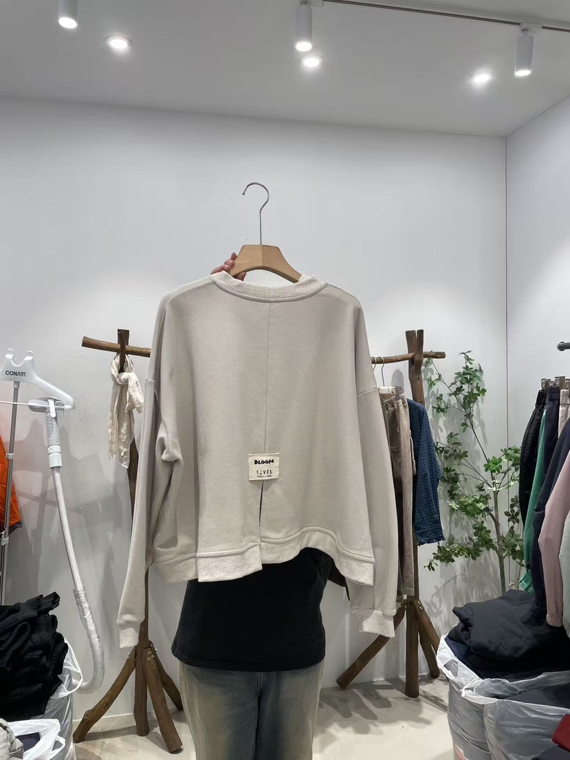 BLOOM韓國代購㊣女士新品休閑25秋冬推薦熱賣職業衛衣不加絨BLOOM-S衛衣