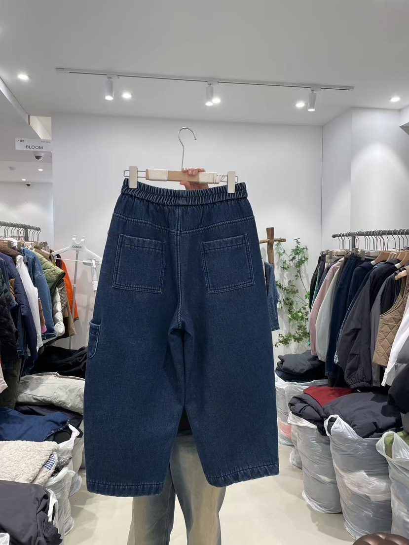 BLOOM東大門㊣直郵女士新款時尚推薦職業休閑熱賣牛仔褲加絨BLOOM-S牛仔褲