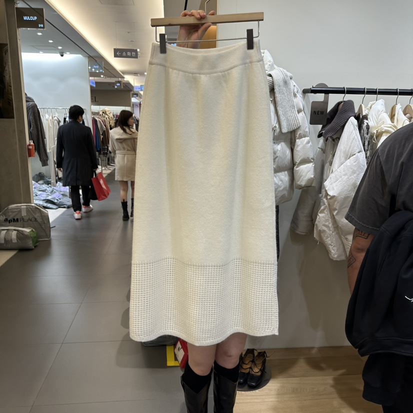 WINSOME東大門㊣直郵女士新品熱賣職業25秋冬休閑人氣長裙羊毛WINSOME長裙圖色1