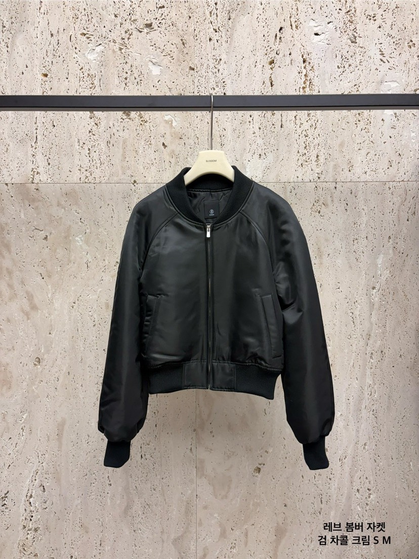 BLOSSOM韓國代購㊣女士新款25秋冬熱賣職業時尚推薦休閑夾克BLOSSOM夾克圖色3黑色