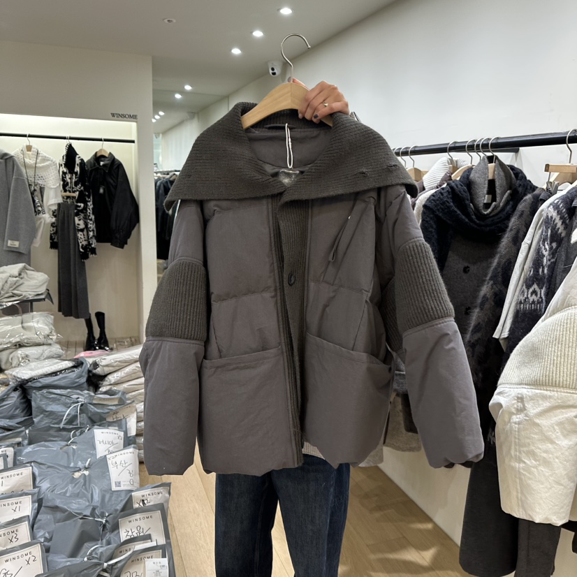 WINSOME東大門㊣直郵女士新品時尚職業人氣25秋冬短款羽絨服鴨毛WINSOME短款羽絨服圖色2
