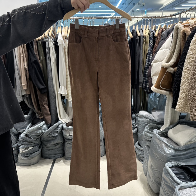 HONG.U韓國代購㊣女裝新品熱賣休閑時尚人氣推薦25秋冬休閑褲HONG.U休閑褲圖色1