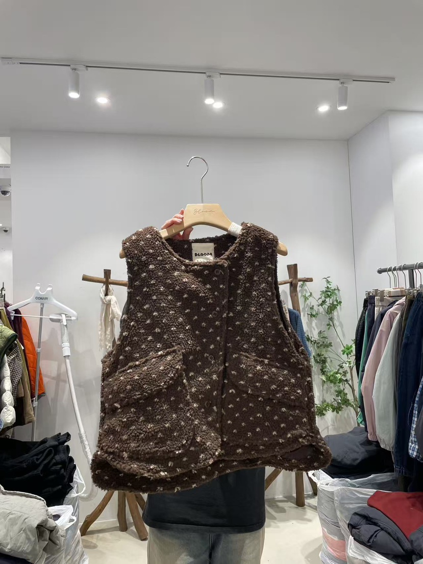 BLOOM韓國直郵㊣女士新品職業人氣時尚25秋冬推薦休閑熱賣馬甲BLOOM-S馬甲圖色2