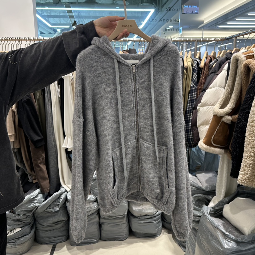 HONG.U東大門㊣實拍女士新品人氣推薦25秋冬休閑熱賣職業夾克HONG.U夾克圖色2