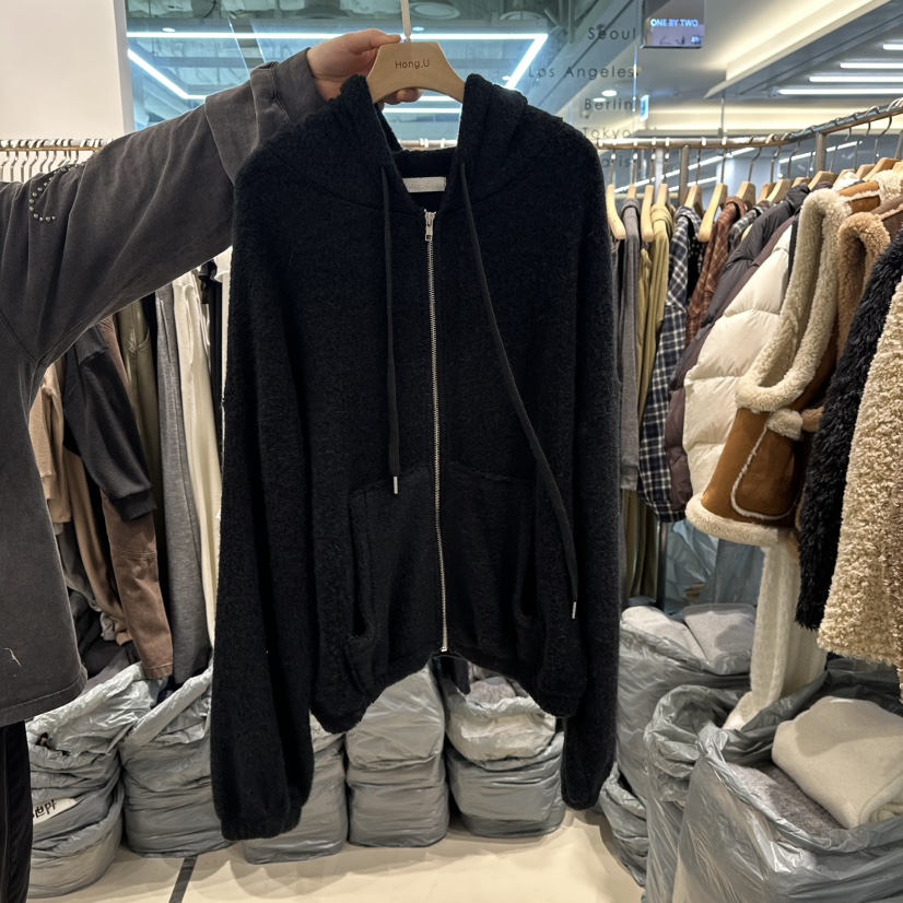 HONG.U東大門㊣實拍女士新品人氣推薦25秋冬休閑熱賣職業夾克HONG.U夾克圖色3