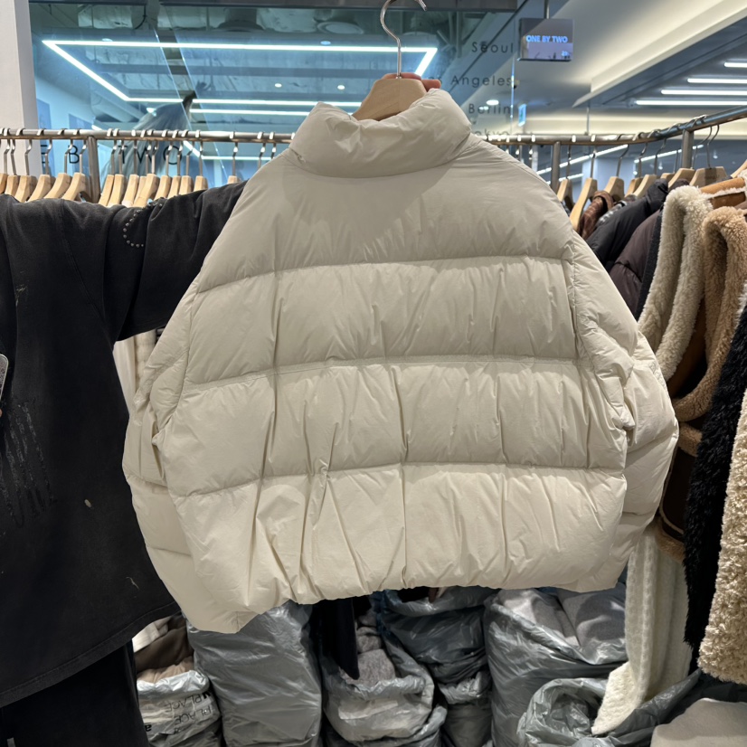 HONG.U東大門㊣代購女裝新款25秋冬推薦職業短款羽絨服鴨絨HONG.U短款羽絨服