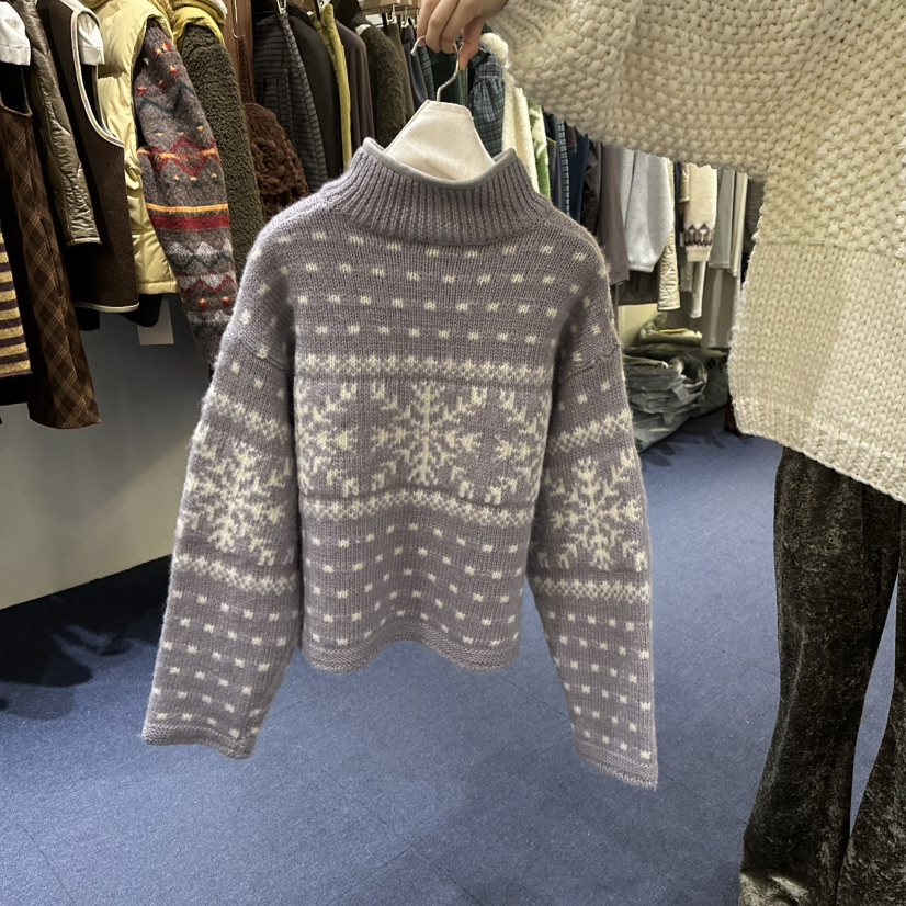 FURE東大門㊣代購女士新款人氣25秋冬時尚推薦熱賣針織衫拉鏈FURE針織衫