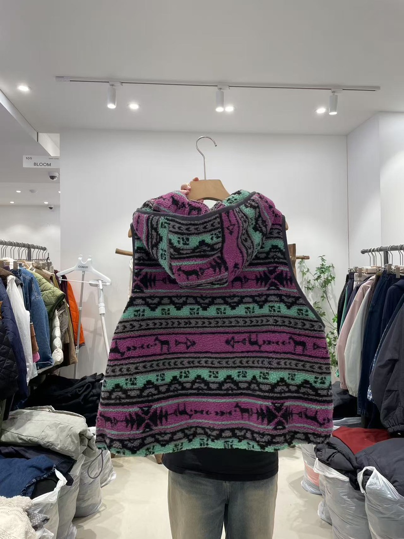 BLOOM東大門㊣實拍女裝新品人氣25秋冬熱賣職業推薦馬甲抓絨BLOOM-S馬甲