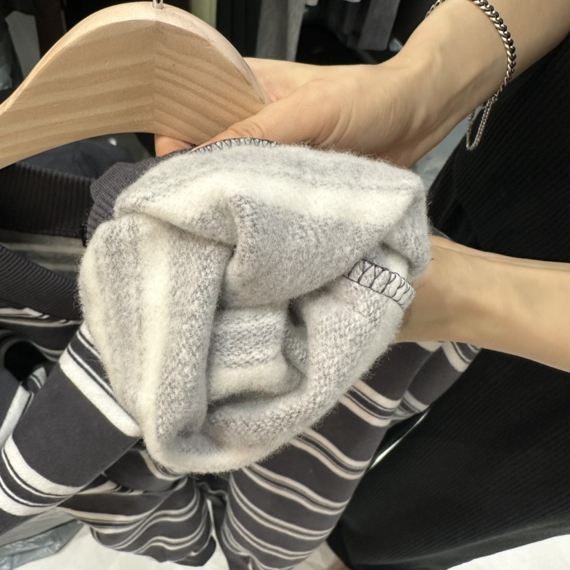 OPEN韓國直郵㊣女士新品25秋冬推薦休閑職業人氣衛衣V領加絨OPEN衛衣