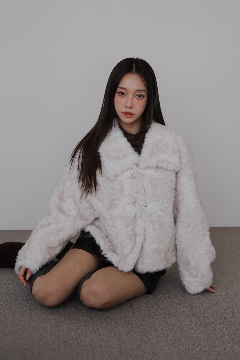 SLIT韓國直郵㊣女裝新品時尚休閑職業人氣熱賣推薦短款大衣SLIT短款大衣