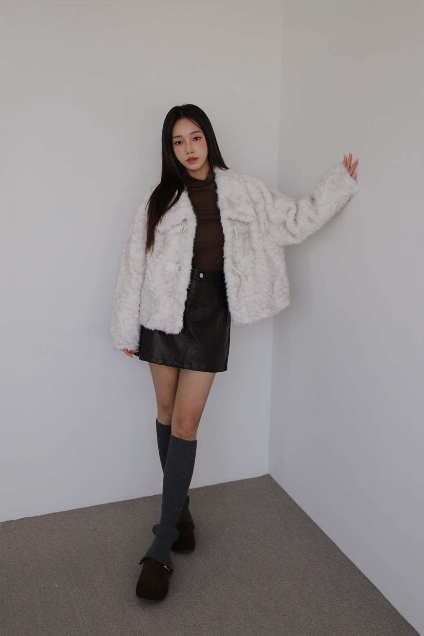 SLIT韓國直郵㊣女裝新品時尚休閑職業人氣熱賣推薦短款大衣SLIT短款大衣