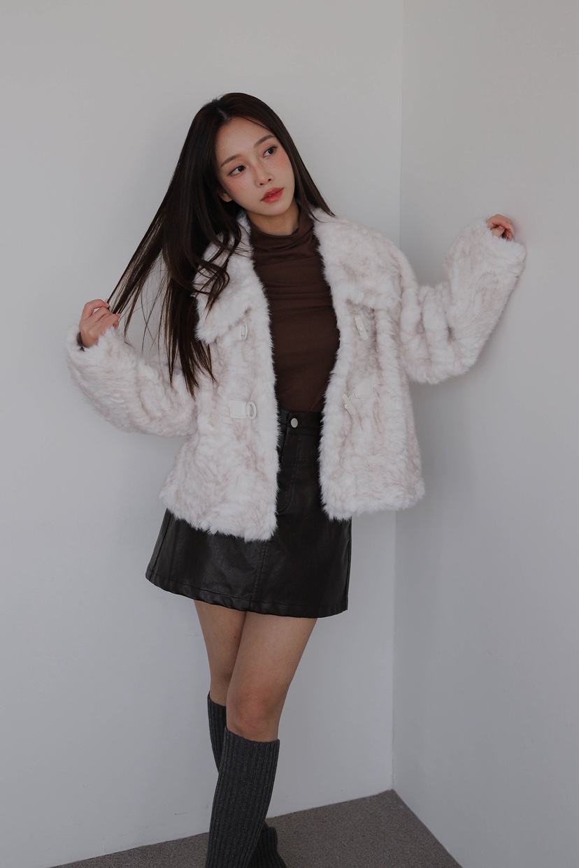 SLIT韓國直郵㊣女裝新品時尚休閑職業人氣熱賣推薦短款大衣SLIT短款大衣