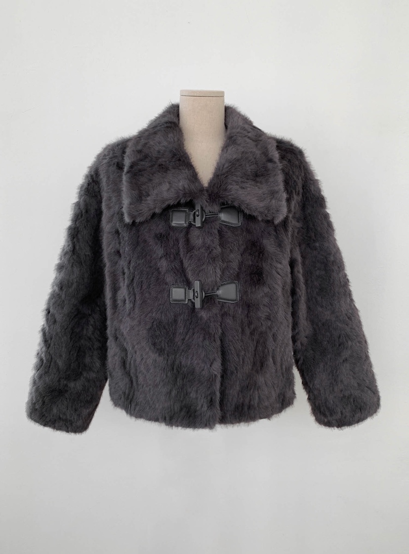 SLIT韓國直郵㊣女裝新品時尚休閑職業人氣熱賣推薦短款大衣SLIT短款大衣圖色1