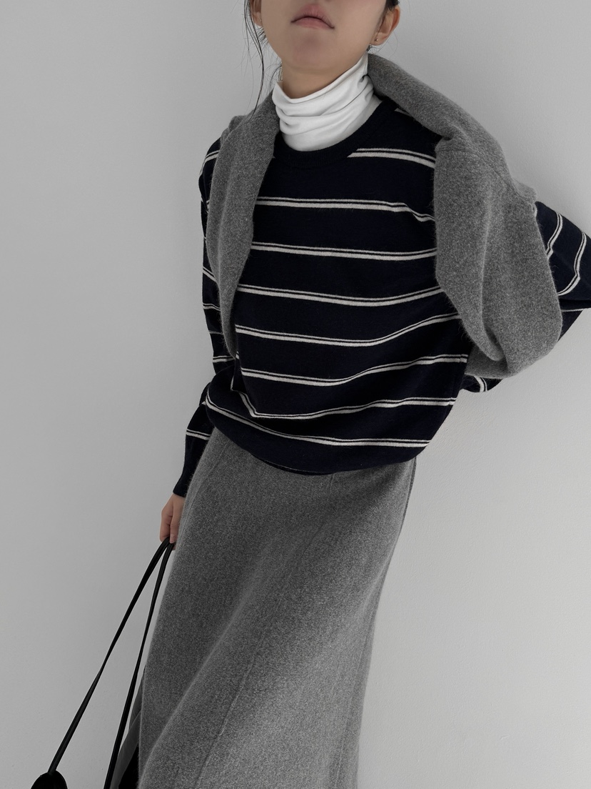 YIKHO STYLE韓國直郵㊣女士新款熱賣時尚休閑25秋冬針織衫YIKHO STYLE針織衫