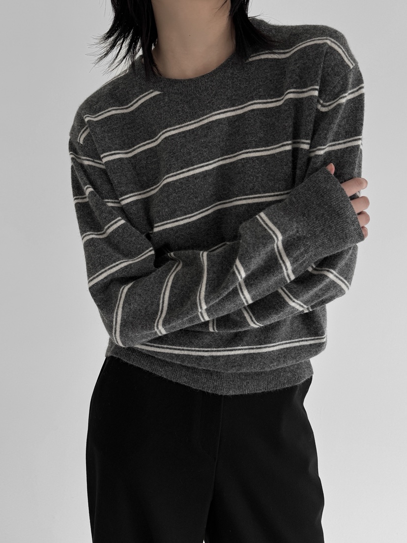 YIKHO STYLE韓國直郵㊣女士新款熱賣時尚休閑25秋冬針織衫YIKHO STYLE針織衫