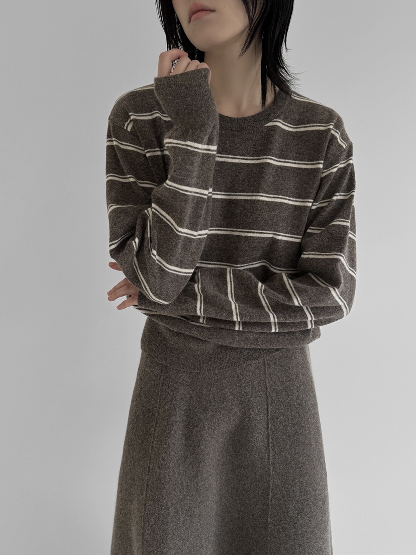 YIKHO STYLE韓國直郵㊣女士新款熱賣時尚休閑25秋冬針織衫YIKHO STYLE針織衫