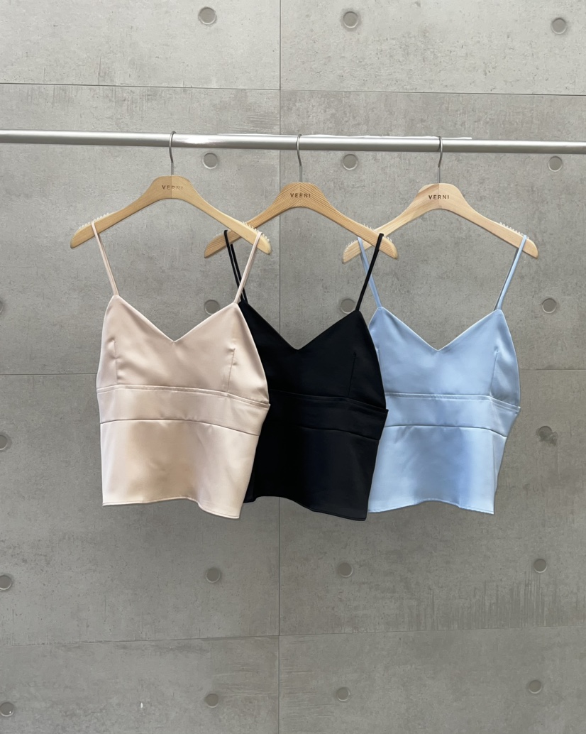 VERNI東大門㊣實拍女士新款25秋冬職業時尚推薦吊帶背心緞面VERNI吊帶/背心