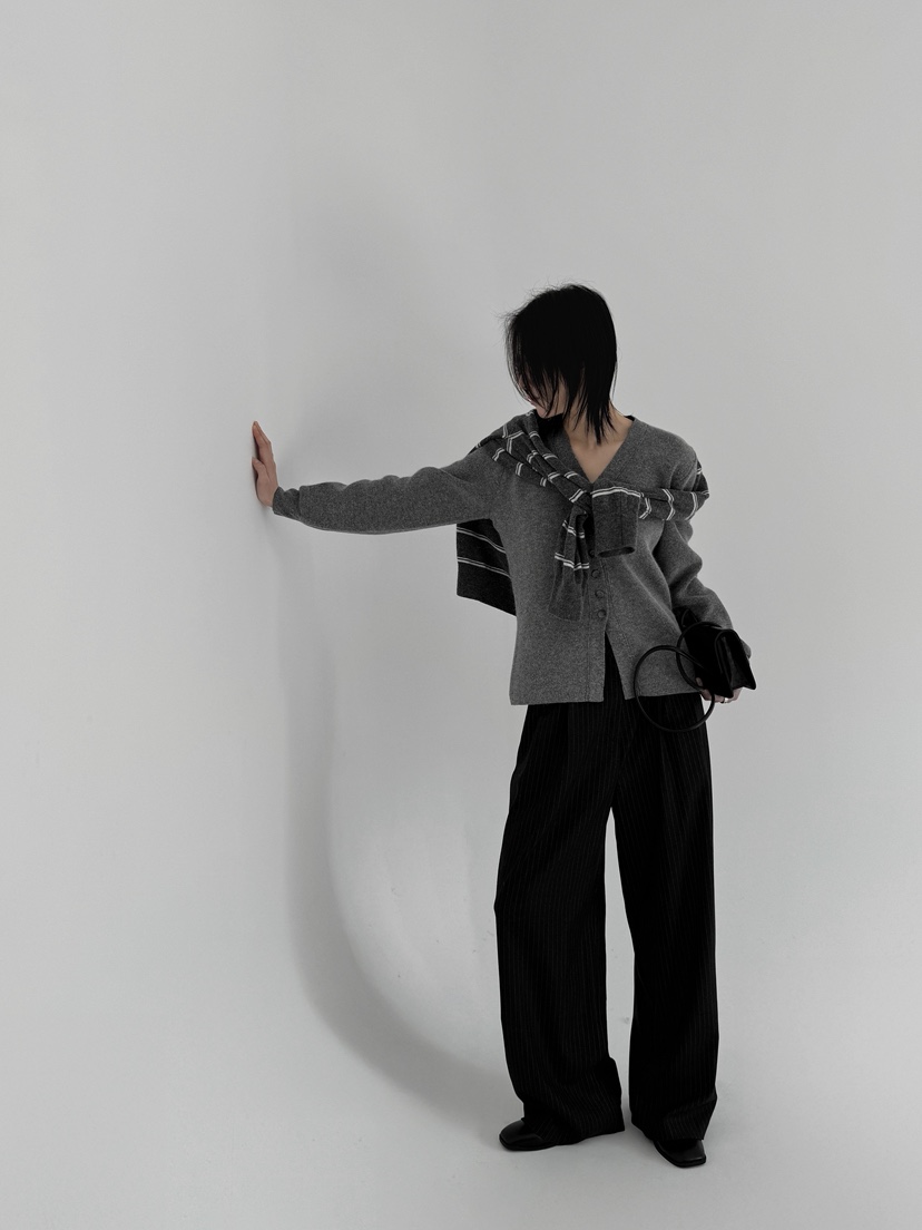 YIKHO STYLE韓國代購㊣女士新品時尚25秋冬人氣熱賣休閑褲YIKHO STYLE休閑褲