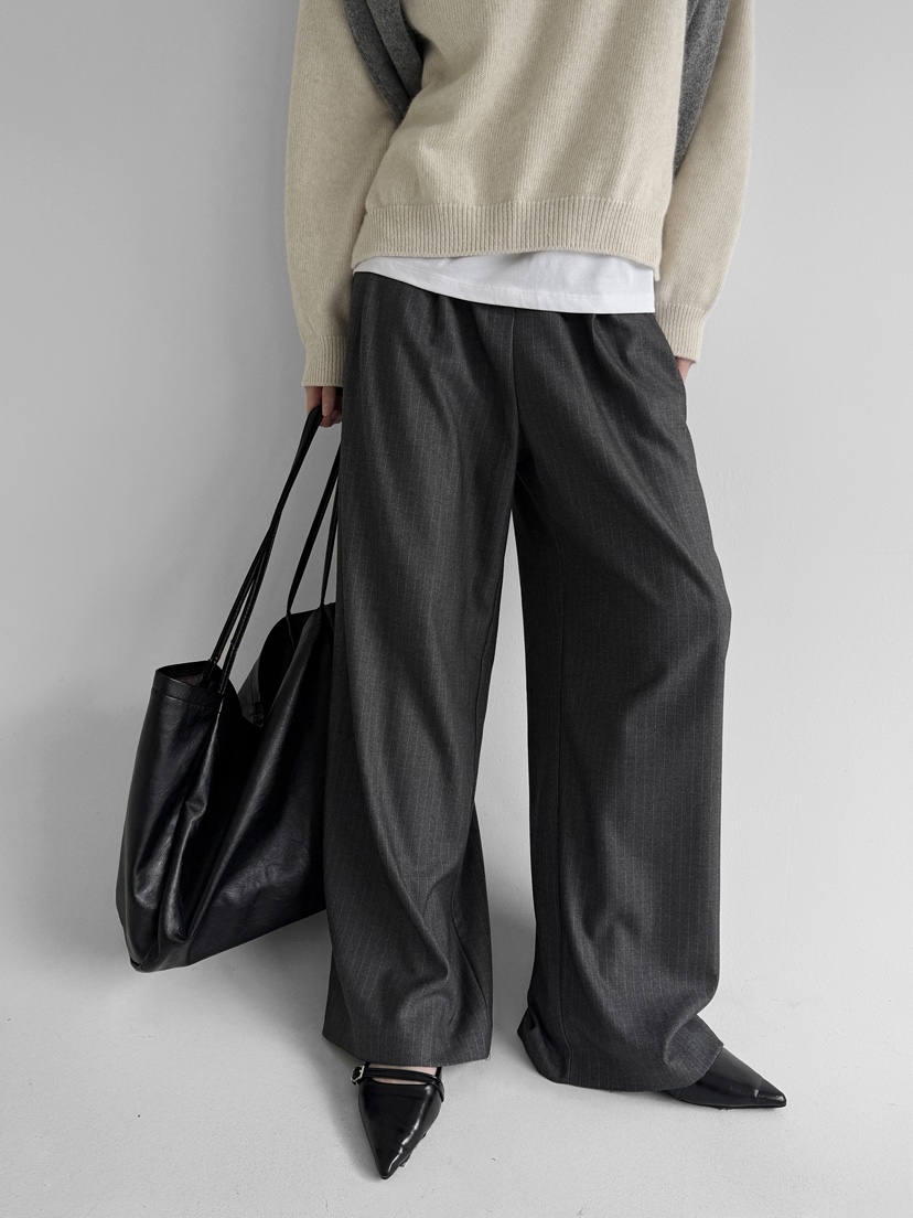 YIKHO STYLE韓國代購㊣女士新品時尚25秋冬人氣熱賣休閑褲YIKHO STYLE休閑褲