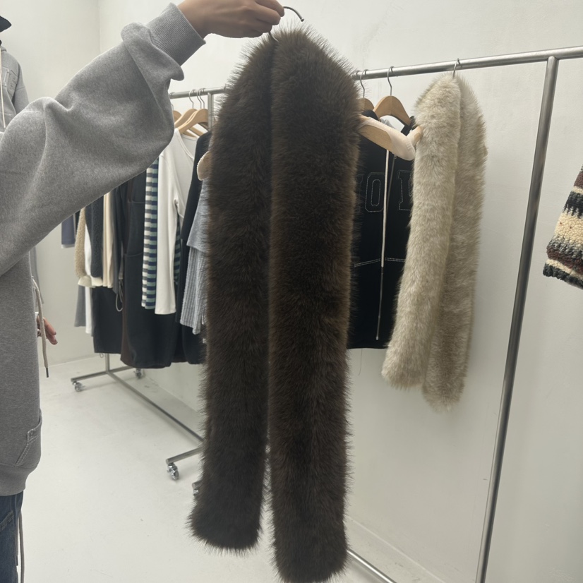 CHAV東大門㊣代購女士新款時尚人氣推薦25秋冬圍巾披肩圍巾CHAV圍巾/披肩圖色3