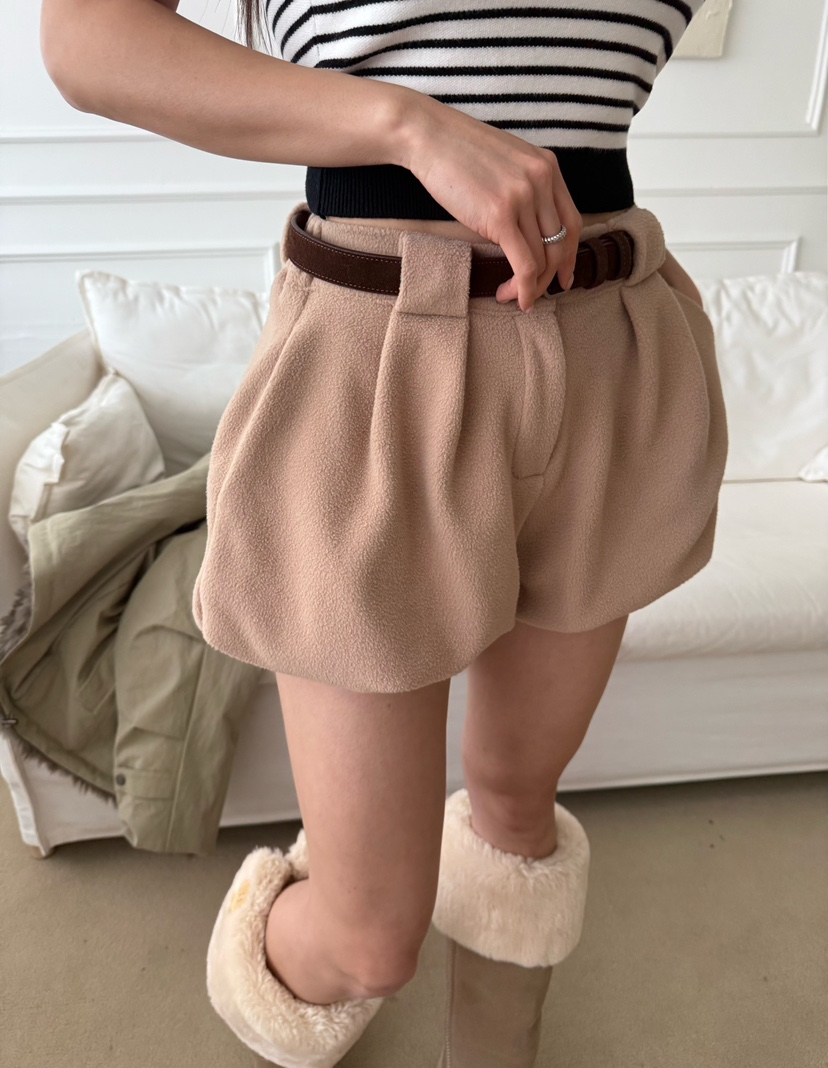 DENVER東大門㊣代購女士新款職業時尚人氣熱賣短褲不含腰帶DENVER短褲