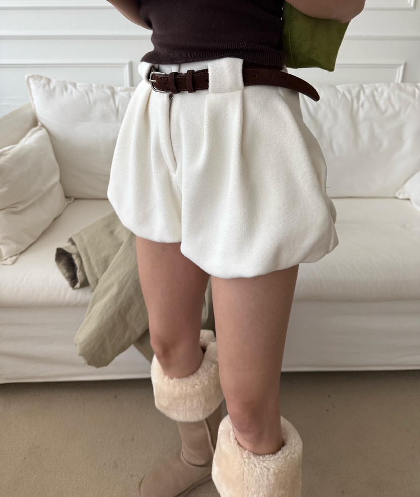 DENVER東大門㊣代購女士新款職業時尚人氣熱賣短褲不含腰帶DENVER短褲圖色3