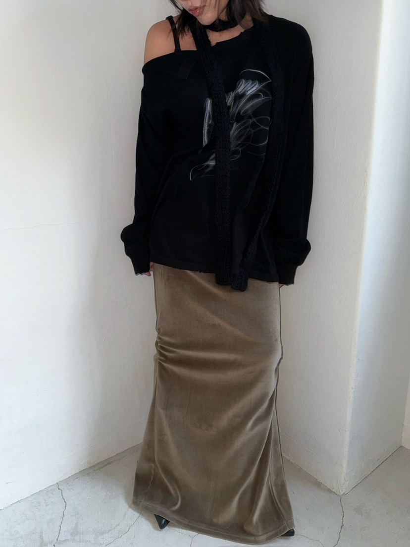 AWESOMESAUCE東大門㊣直郵女裝新品25秋冬人氣時尚熱賣長裙AWESOME SAUCE長裙