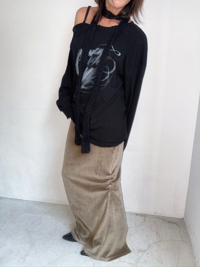 AWESOMESAUCE東大門㊣直郵女裝新品25秋冬人氣時尚熱賣長裙AWESOME SAUCE長裙