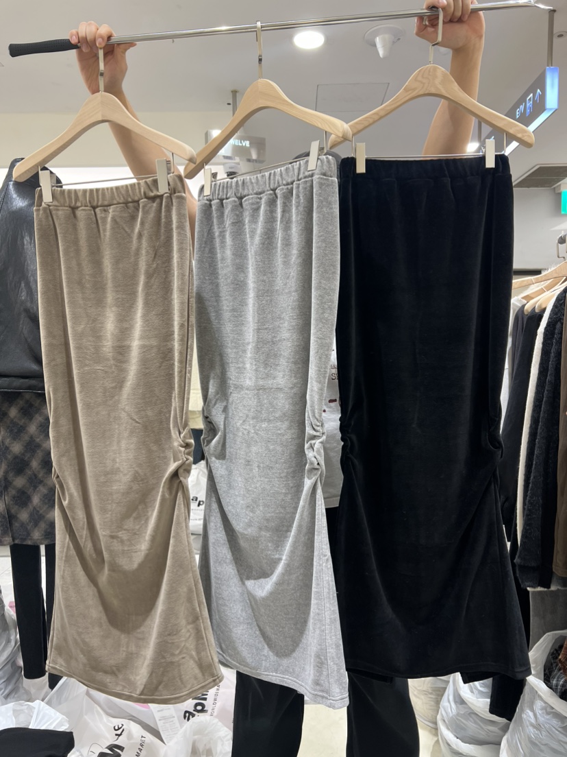 AWESOMESAUCE東大門㊣直郵女裝新品25秋冬人氣時尚熱賣長裙AWESOME SAUCE長裙