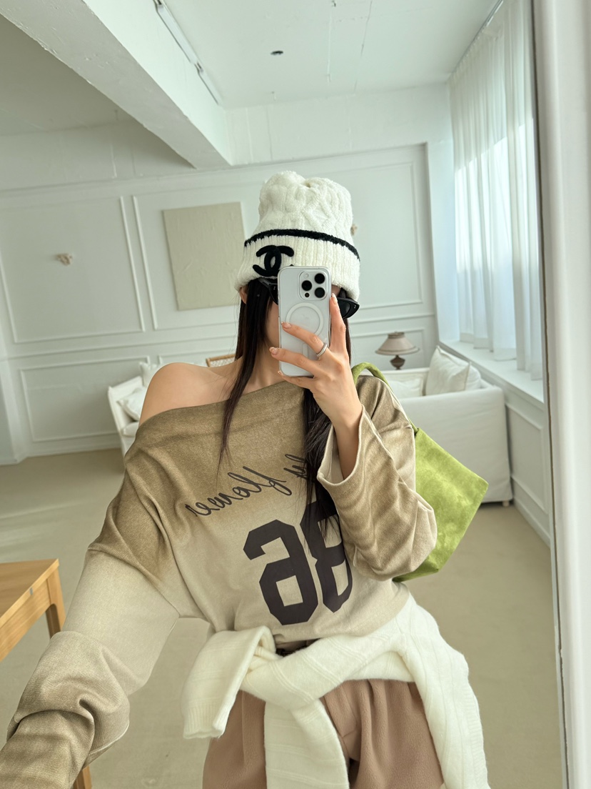 DENVER東大門㊣實拍女士新品時尚職業推薦25秋冬休閑長袖T恤DENVER長袖T恤