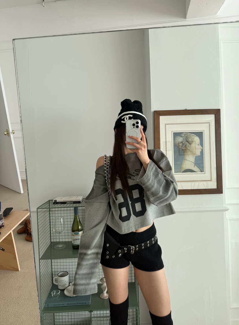 DENVER東大門㊣實拍女士新品時尚職業推薦25秋冬休閑長袖T恤DENVER長袖T恤圖色1