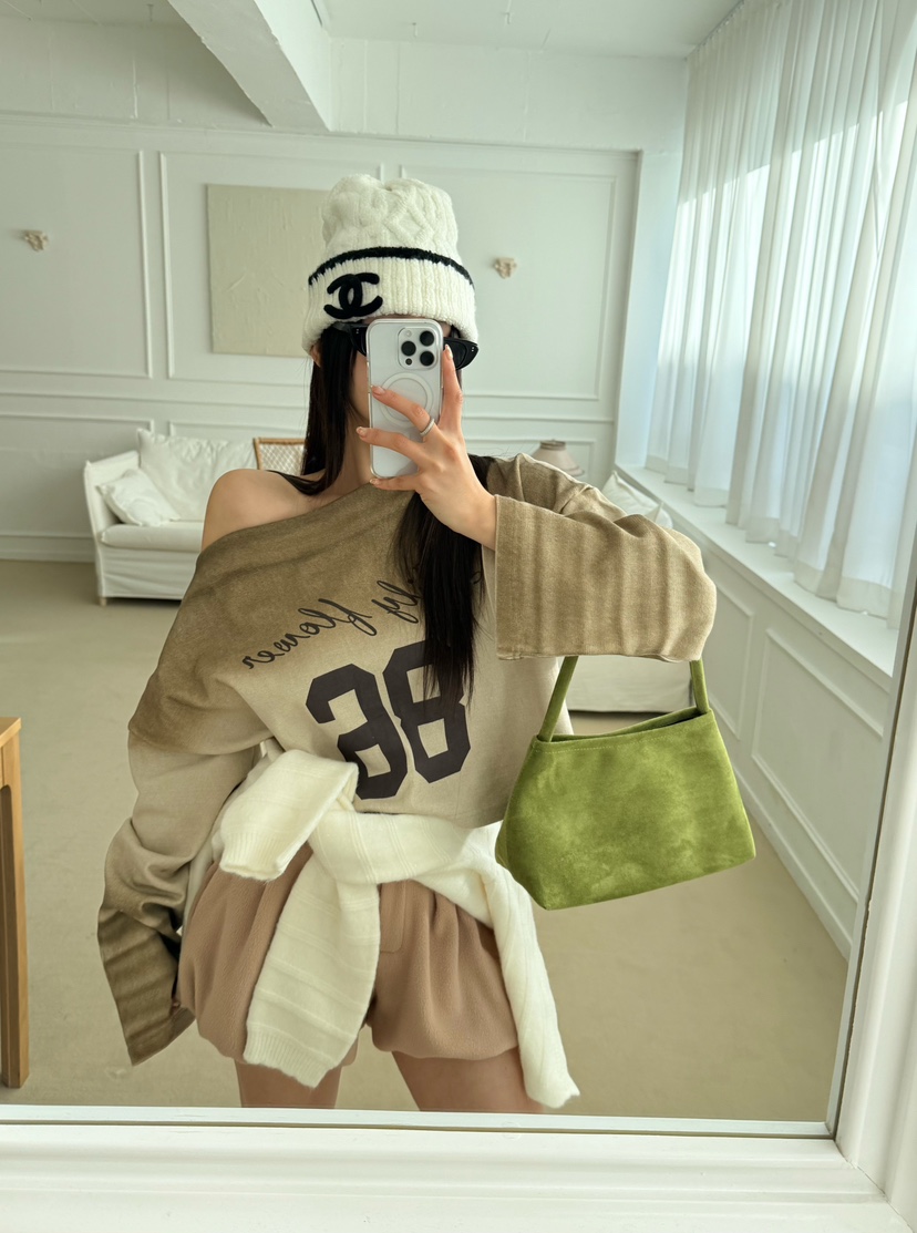 DENVER東大門㊣實拍女士新品時尚職業推薦25秋冬休閑長袖T恤DENVER長袖T恤圖色2