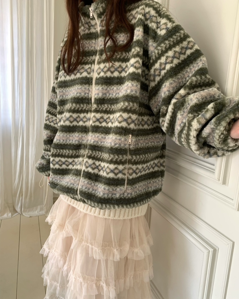 PEBBLE東大門㊣實拍女裝新款25秋冬人氣休閑推薦熱賣夾克羊毛PEBBLE/LAYER夾克