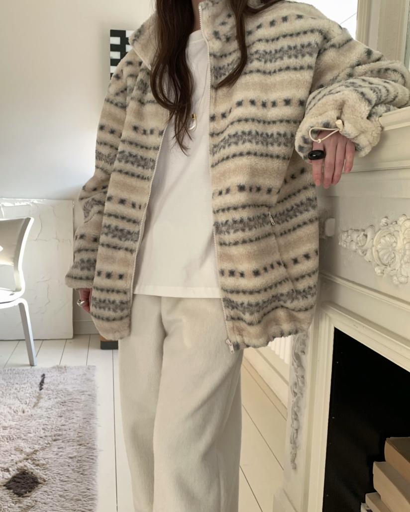 PEBBLE東大門㊣實拍女裝新款25秋冬人氣休閑推薦熱賣夾克羊毛PEBBLE/LAYER夾克