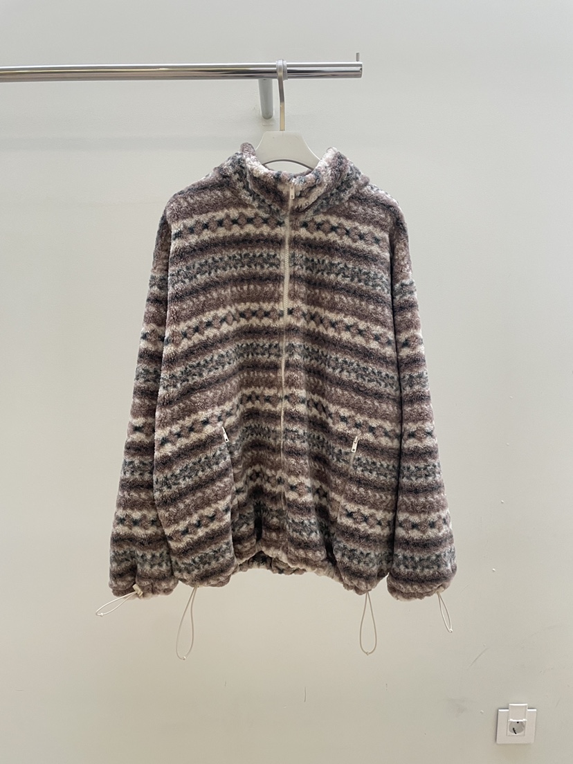 PEBBLE東大門㊣實拍女裝新款25秋冬人氣休閑推薦熱賣夾克羊毛PEBBLE/LAYER夾克圖色2