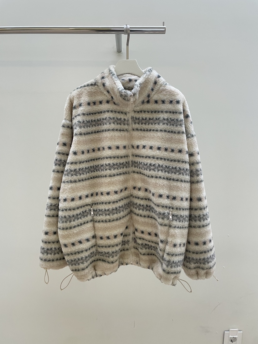 PEBBLE東大門㊣實拍女裝新款25秋冬人氣休閑推薦熱賣夾克羊毛PEBBLE/LAYER夾克圖色3