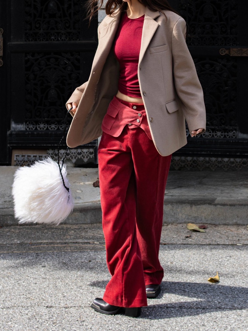 INSSENSE-A東大門㊣代購女士新品熱賣推薦職業時尚夾克羊毛INSSENSE-A夾克